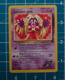 Sabrina's Jynx 57/132 Gym Challenge Unlimited WotC 2000 Pokemon NM - Image 1