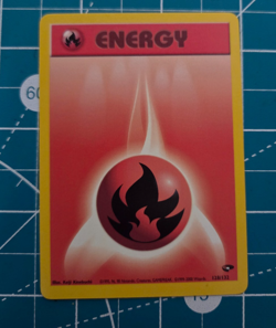 Fire Energy 128/132 Gym Challenge Unlimited WotC 2000 Pokemon NM - Image 1
