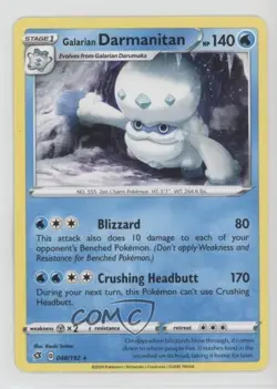 Galarian Darmanitan Pokemon Sword & Shield Rebel Clash #048 z6b - Image 1