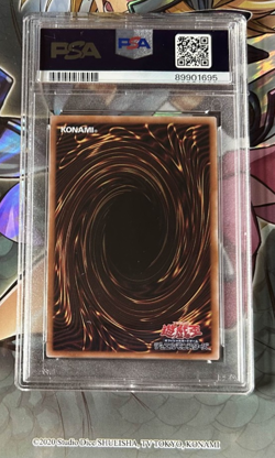 YuGiOh PSA Graded 9 Thunder Dragonmatrix QCCP-JP169 Quarter Century Secret Rare - Image 2