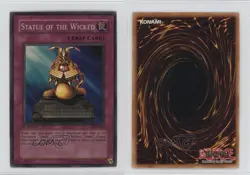Statue of the Wicked 1st Ed. YuGiOh Pharaonic Guardian #PGD-046 2003 05k6 - Image 3