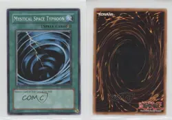 Mystical Space Typhoon 1st Ed. YuGiOh Warrior's Triumph Structure Deck 2005 1z8 - Image 3