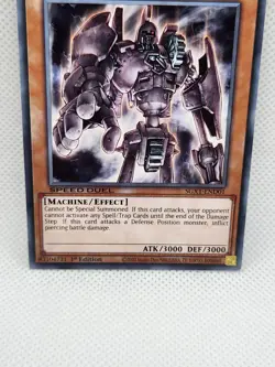 Ancient Gear Golem SGX1-END01 Yugioh Card Speed Duel Earth Machine Effect - Image 3