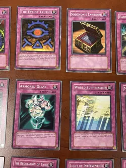 Vintage Yugioh! Pharaoh’s Servant PSV First Edition Common Trap Card Lot x 20 LP - Image 3