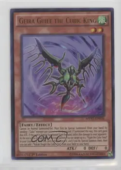 Geira Guile the Cubic King 1st Ed. YuGiOh Dark Side of Dimensions Movie Pack q5p - Image 1