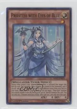 Priestess with Eyes of Blue 1st Ed. YuGiOh Mega-Tins Mega Pack #MP17-EN055 e6j - Image 1