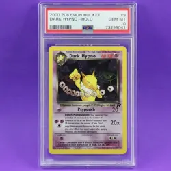 PSA 10 Dark Hypno 9 Holo Unlimited 2000 Team Rocket Pokemon Graded Card GEM MINT - Image 1