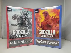 Godzilla Card Game Starter Lot of 2 Decks Minus One &Heisei Seires New Sealed - Image 1