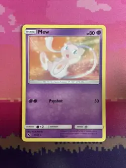 Pokemon Card Mew Hidden Fates Rare 32/68 Near Mint - Image 1
