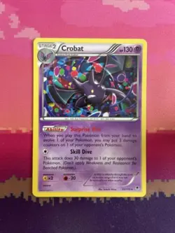 Pokemon Card Crobat Phantom Forces Rare 33/119 Near Mint - Image 1