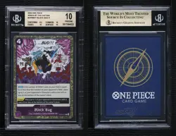 2023 One Piece Card Game: Wings of Captain OP06 Black Bug BGS 10 PRISTINE 0x1m - Image 3