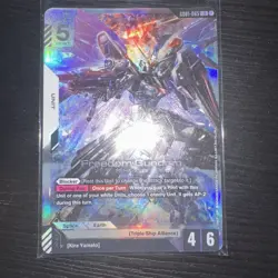 Gundam Card Game Newtype Rising Freedom Gundam GD01-065 LR Holo Foil x1 - Image 1