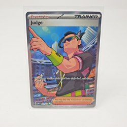 Judge 222/182 Destined Rivals Full Art Trainer Double Rare Pokemon TCG Card ENG - Image 1