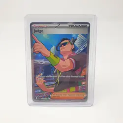 Judge 222/182 Destined Rivals Full Art Trainer Double Rare Pokemon TCG Card ENG - Image 3