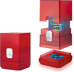 Deck Card Box for MTG with Dice Storage, 100+ Deck Case Boulder, Perfect Deck Ho - Image 1