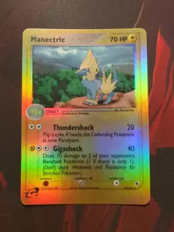 Manectric 39/109 Ruby & Sapphire Reverse Holo Pokemon Card - Image 1