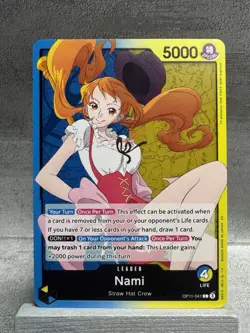 Nami (041) OP11-041 English L A Fist of Divine Speed One Piece Card Game - Image 1