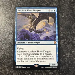 MTG - Ancient Silver Dragon [Commander Legends: Battle for Baldur's Gate] - Image 1