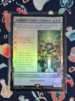 MTG Final Fantasy Summon: Knights of Round M 0036 Foil - Image 1