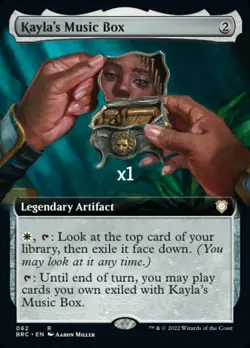 MTG Borderless Commander: The Brothers' War BRC Kayla's Music Box MINT - Image 1