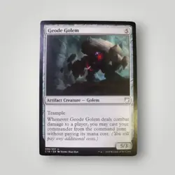 MTG - GEODE GOLEM - Commander Masters (U) - Image 1