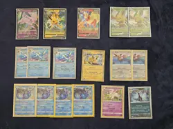 Eeveelution Pokemon Trading Card 17 Card Lot Excellent Condition - Image 1