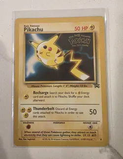Pikachu - 4 - WB Kids Movie Promo Rare 1999 - Pokemon Card - LP - Image 1