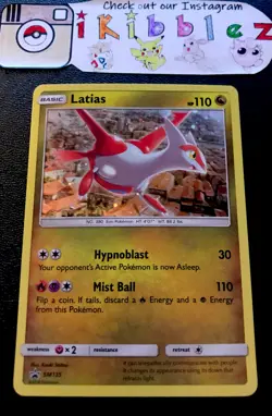 Latias & Latios SM135 SM136 LP Holo Pin Collection Black Star Pokemon Promos! - Image 3