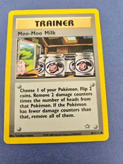 Pokemon Card Trainer Moo-Moo Milk 101/111 Neo Genesis Regular - Image 1
