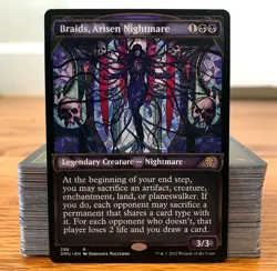 MTG Custom Commander Deck: BRAIDS ARISEN NIGHTMARE - MONO-BLACK CONTROL 100 Card - Image 1