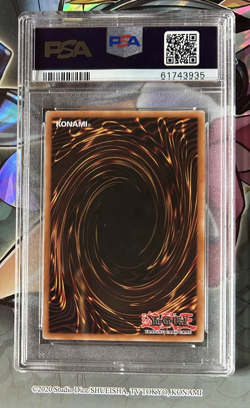 YuGiOh PSA 8 Graded Sentence of Doom LED5-EN005 Super Rare - Image 2