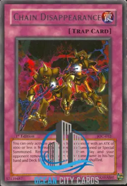 Yugioh Chain Disappearance IOC-052 Rare 1st ed LP - Image 5
