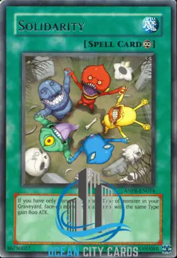 Yugioh DL15-EN016 Solidarity Rare ANPR-EN054 - Image 3