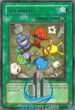 Yugioh DL15-EN016 Solidarity Rare ANPR-EN054 - Image 5