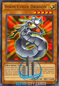 Yugioh Toon Cyber Dragon 1st Ed Rare CORE-EN043 1st ed - Image 1