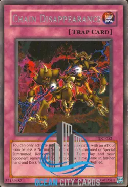 Yugioh Chain Disappearance IOC-052 Rare LP - Image 1