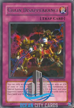 Yugioh Chain Disappearance IOC-052 Rare LP - Image 3
