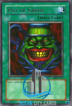 Yugioh Pot of Greed MRL-E129 Rare - Image 1