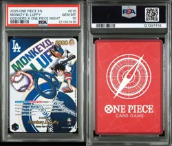 Psa10 Dodgers Luffy One Piece Card - Image 3