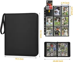 Compact 9 Pocket Card Storage Binder for MTG, TCG & Sports Cards - 720 Capacity - Image 5