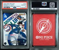 One Piece Card Dodgers Luffy Psa10 - Image 3