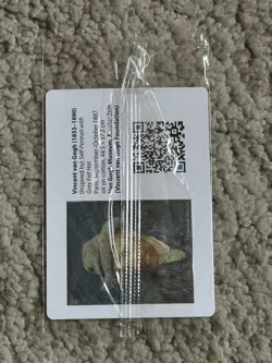Pikachu With Grey Felt Hat SVP 085 Pokemon Van Gogh Museum Promo Card Insert - Image 1