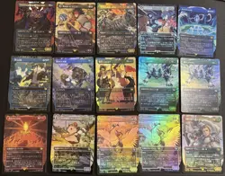 MTG Final Fantasy Borderless Foil Card Set 30 Japanese Art Series Cards - Image 1