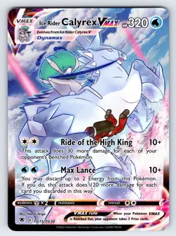 Ice Rider Calyrex VMAX TG15/TG30 2022 Astral Radiance Pokemon Card Ultra Rare Nm - Image 1