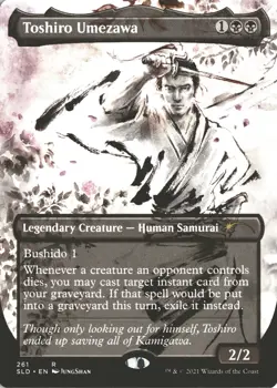 MTG Toshiro Umezawa (261) *Non-Foil* Secret Lair: Kamigawa Ink MT/NM - Image 1