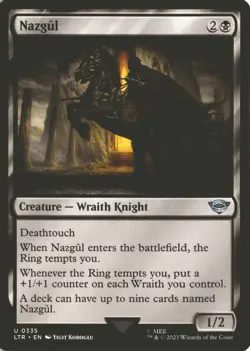 MTG Nazgul (0335) *Non-Foil* Base Lord of the Rings LOTR MT/NM Combined Shipping - Image 1