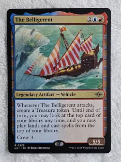 MTG The Belligerent #225 The Lost Caverns of Ixalan Magic Card Rare NM - Image 1