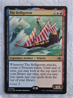 MTG The Belligerent #225 The Lost Caverns of Ixalan Magic Card Rare NM - Image 4