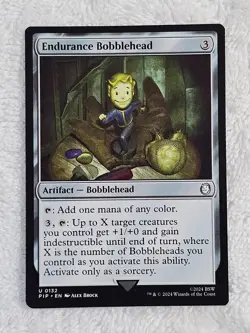 MTG Endurance Bobblehead #132 Universes Beyond: Fallout Magic Card U NM - Image 2