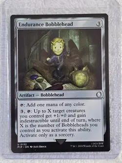 MTG Endurance Bobblehead #132 Universes Beyond: Fallout Magic Card U NM - Image 5